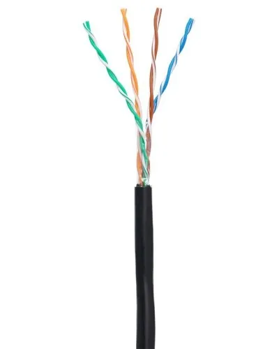 U/UTP 4pair, Cat5е, Out, PE (EC-UU004-5E-PE-BK). Кабель «витая пара» (LAN) для структурированных систем связи. NETLAN в Рязани