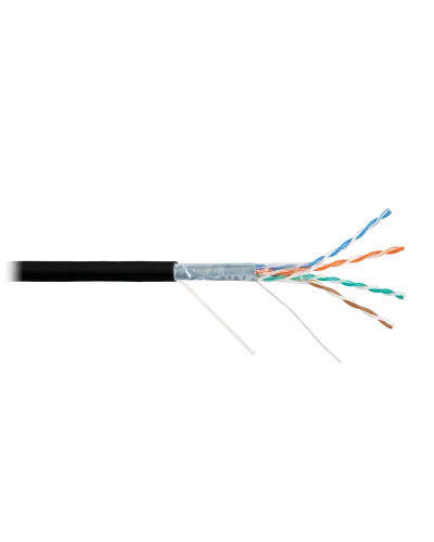F/UTP 4pair, Cat5e, Solid, In/Out, нг(А)-HF (NMC 9200C-BK). Кабель «витая пара» (LAN) для структурированных систем связи. NIKOMAX в Рязани
