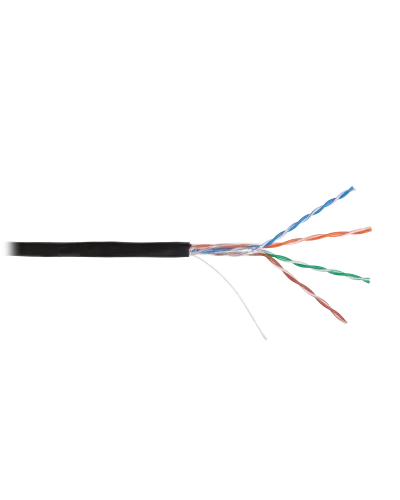 U/UTP 4pair, Cat5e, Solid, Out, PVC (NMC 4100B-BK). Кабель «витая пара» (LAN) для структурированных систем связи. NIKOMAX в Рязани