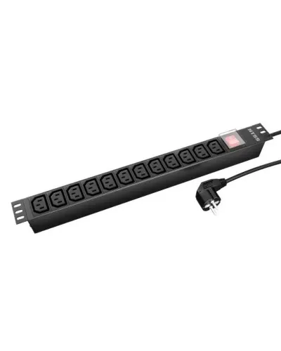 NTSS-PDU-DA2039 гор.размещ. 12xC13 базовые 16A Schuko 2м. Блок розеток 19. NTSS в Рязани