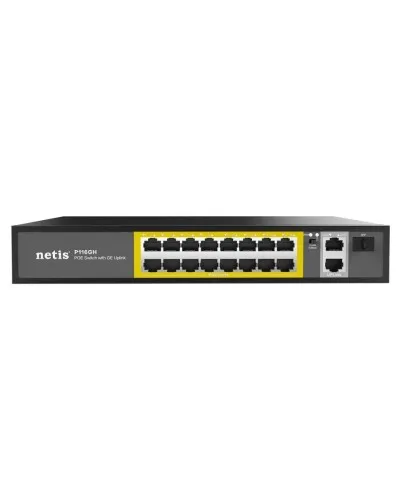 Netis P116GH. Коммутатор сетевой PoE неуправляемый. Netis в Рязани