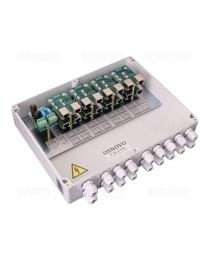 SP-IP8/1000PW. Устройство грозозащиты цепей Ethernet. OSNOVO в Рязани