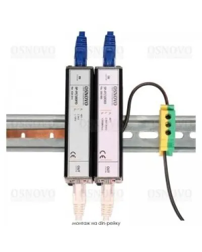 SP-IP/100D. Устройство грозозащиты цепей Ethernet. OSNOVO в Рязани