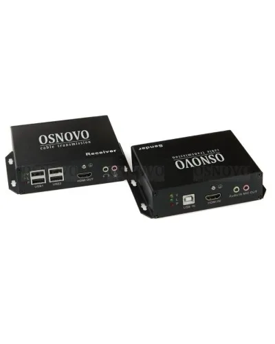TLN-HiKMA/1+RLN-HiKMA/1. Удлинитель HDMI, USB, RS232, ИК-сигнала. OSNOVO в Рязани