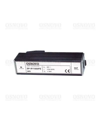 SP-IP/1000PD. Устройство грозозащиты цепей Ethernet. OSNOVO в Рязани