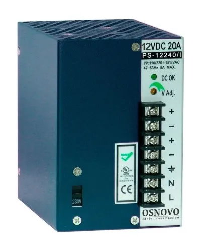 PS-12240/I. Блок питания промышленный. OSNOVO в Рязани