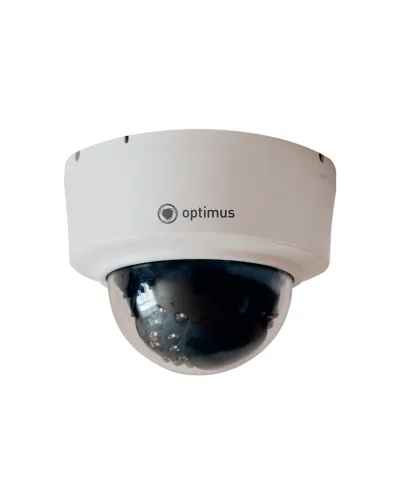 IP-E025.0(2.8)MP_DP01. Видеокамера IP купольная. Optimus в Рязани