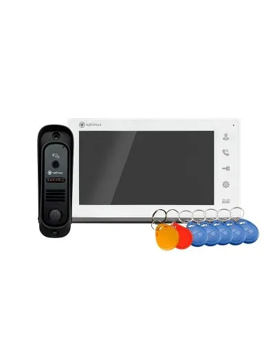Leader 2.0 IK-7.0 (w+b). Комплект видеодомофона. Optimus в Рязани
