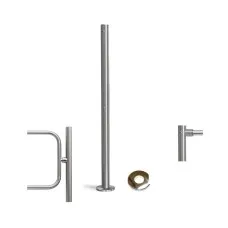 PERCo-BH02 2-05/EL с крышкой. Стойка с эл/магн.устр. блокировки. PERCo