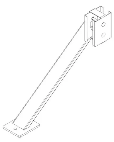 PERCo-MB-16.9. Упор для стоек секции ограждения. PERCo в Рязани