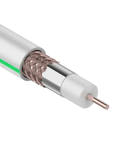 SAT 703 B, CCS/Al/Al, 75%, 75 Ом, 100 м, белый. PROconnect (01-2431-2). Кабель коаксиальный радиочастотный. PROCONNECT в Рязани