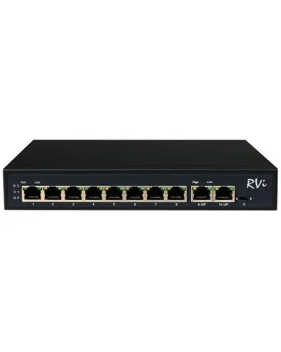 RVi-1NS08F-2T (1G). Коммутатор с питанием по PoE. RVi в Рязани