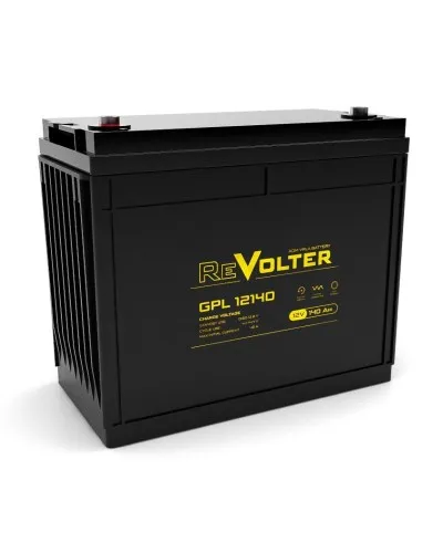 Revolter GPL 12140. Аккумулятор автомобильный герметичный свинцово-кислотный. Revolter в Рязани