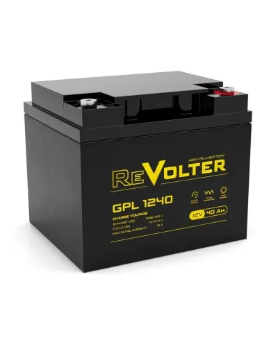 Revolter GPL 1240. Аккумулятор автомобильный герметичный свинцово-кислотный. Revolter в Рязани