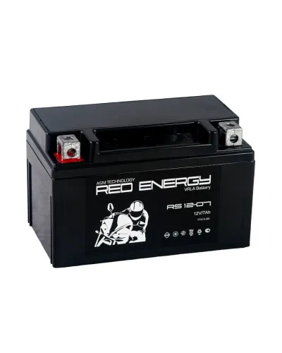 Red Energy RS 1207. Аккумулятор герметичный свинцово-кислотный стартерный. Red Energy в Рязани