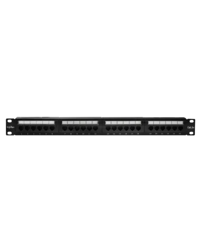 Патч-панель 19", 24хRJ-45, UTP, Cat.5e, 1U (10-0403): Патч-панель 19'' в Рязани