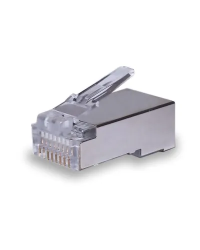 Коннекторы 8P8C FTP Cat.5e (RJ-45) 2pb (100шт) (10-0234). Разъем RJ-45. SUPRLAN в Рязани