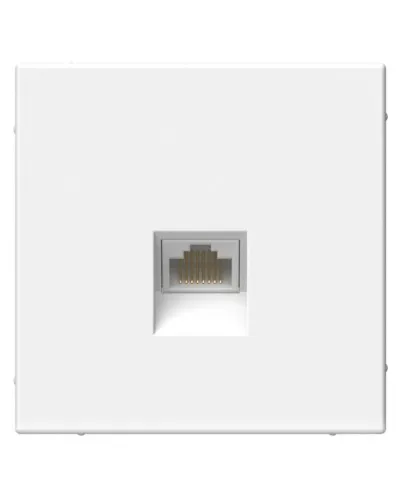 ArtGallery розетка RJ45, кат. 6Е, скрытой установки, механизм, белый (GAL000186). Розетка компьютерная. Systeme Electric в Рязани