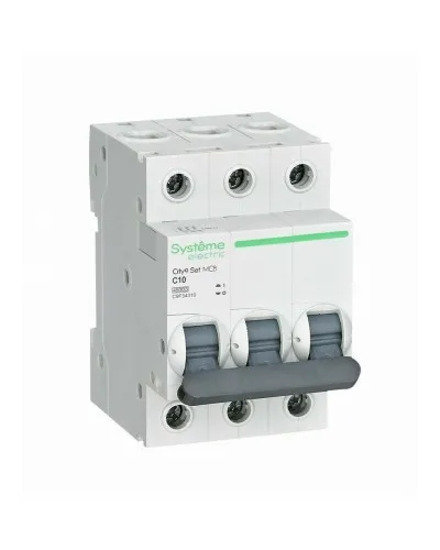 City9 Set 3P 10А 4.5kA С (C9F34310). Автоматический выключатель. Systeme Electric в Рязани