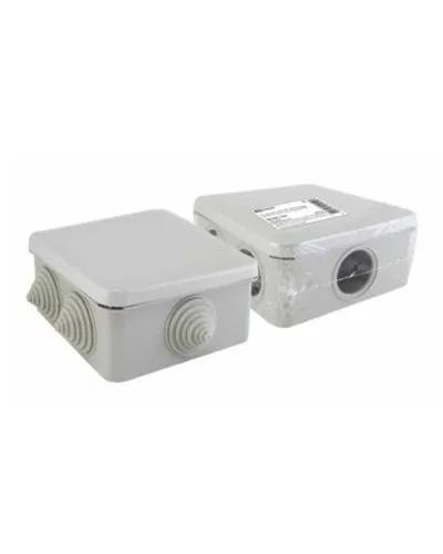 Коробка ОП 100х100х50мм, крышка, IP55, 6 вх. (SQ1401-1255). Распаячная коробка. TDM ЕLECTRIC в Рязани