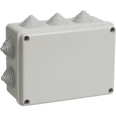 Коробка ОП 190х140х70мм, крышка, IP44, 10 гермовводов (SQ1401-1243). Распаячная коробка. TDM ЕLECTRIC