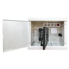 БМ-ВП-01, 420х320х150, ТВх4, ТФх5, 2 сетевых модуля, колодка питания (SQ0915-0201). Бокс мультимедийный. TDM ЕLECTRIC