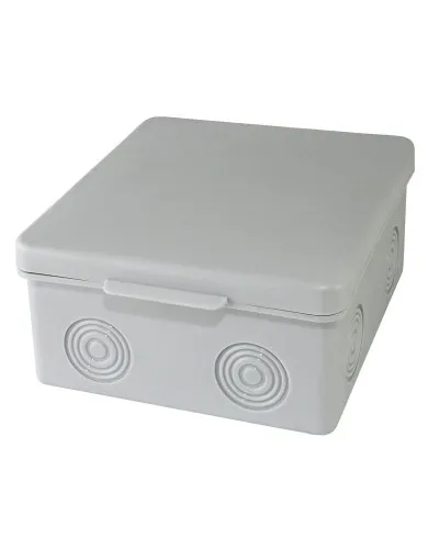 Коробка ОП 100х100х55мм, крышка, IP54, 8вх., без гермовводов (SQ1401-0813). Распаячная коробка. TDM ЕLECTRIC в Рязани