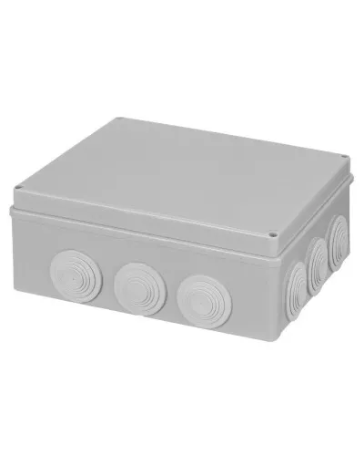 Распаячная коробка ОП 240х190х90мм, крышка, IP55, 12 гермовводов TDM (SQ1401-1143). Распаячная коробка ОП. TDM ЕLECTRIC в Рязани