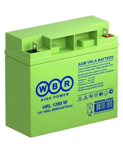 WBR HRL1280W. Аккумулятор герметичный свинцово-кислотный. WBR в Рязани