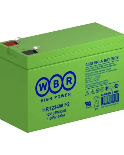 WBR HR1234W F2. Аккумулятор герметичный свинцово-кислотный. WBR в Рязани