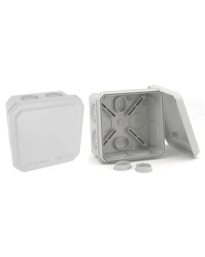 Коробка ответвительная с кабельными вводами IP55, 85х85х40 (53785). Коробка ответвительная. ДКС в Рязани