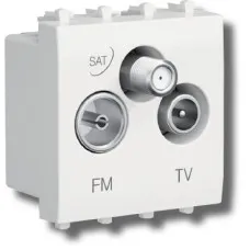 Розетка TV-FM-SAT Avanti 1 модуль ванильная дымка (4405532): Розетка TV-FM-SAT