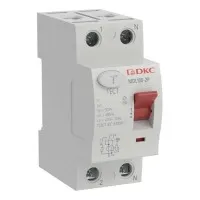 YON MAX MDL100 ВДТ, 2P, 30mA, 16A, АС (MDL100-2P2-16-AC). Автоматический выключатель дифференциальный (УЗО). ДКС