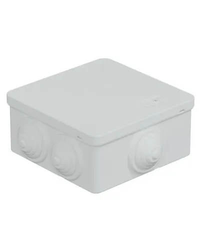 Коробка JBS101 100х100х55, 6 вых., IP55, белая (44037W-1). Коробка монтажная. Экопласт в Рязани