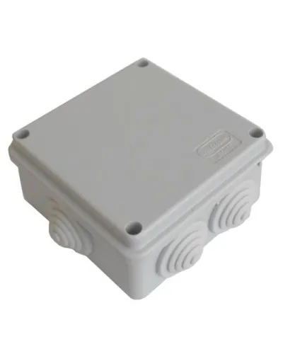 Коробка JBS100 100х100х55, 6 вых., IP55, серая (44007). Коробка монтажная. Экопласт в Рязани