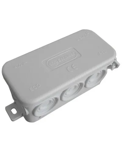 Коробка JBL090 90х42х40, 10 вых., IP55, серая (44055). Коробка монтажная. Экопласт в Рязани