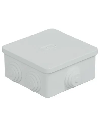 Коробка JBS080 85х85х40, 6 вых, IP44, белая (44006W-1). Коробка монтажная. Экопласт в Рязани