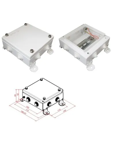 КМ IP55-1515. Коробка монтажная электротехническая. Гефест в Рязани