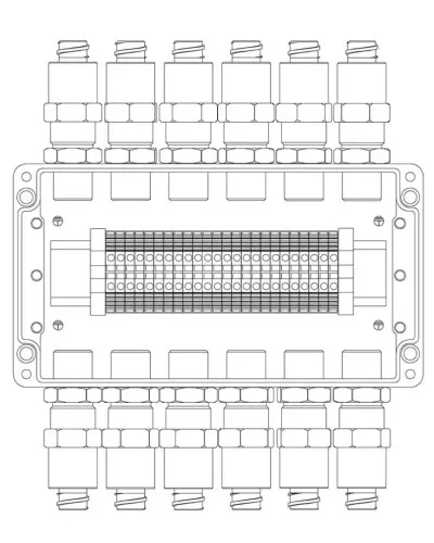 КВМК 2401. Коробка коммутационная взрывозащищенная. Компания СМД в Рязани