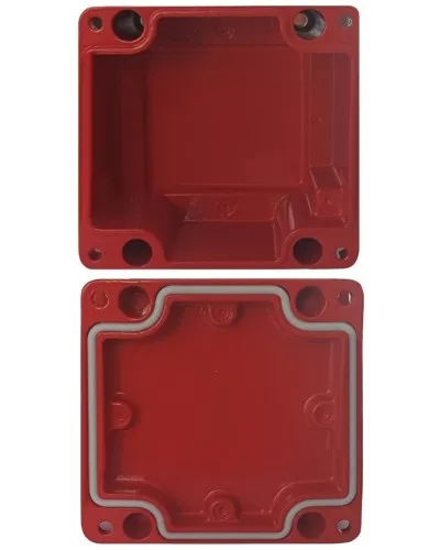 МКС Мороз, глухая, IP66/IP68, красный. Коробка коммутационная металлическая. Магнито-Контакт в Рязани