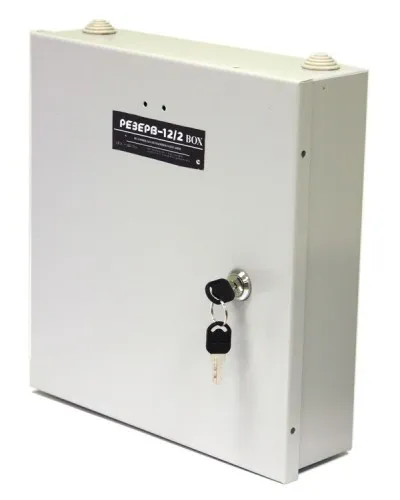 Резерв 12/5 BOX PRO (цвет корпуса черный). Источник вторичного электропитания резервированный. МикроКомСервис в Рязани