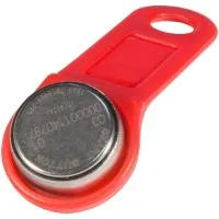Ключ SB 1990 A TouchMemory (красный). Ключ электронный Touch Memory с держателем. Прочие зарубежные