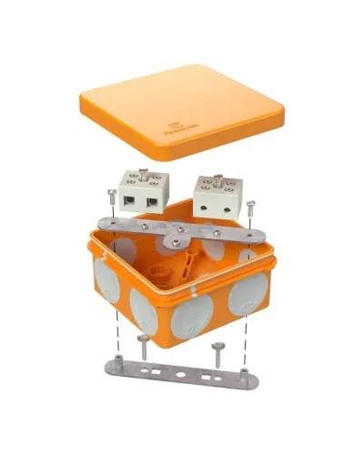 Коробка огнестойкая 80х80х40 (60-0210-FR10.0-4). Коробка огнестойкая для открытой установки. Промрукав в Рязани