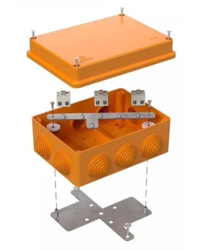 Коробка огнестойкая 150х110х70 (40-0310-FR1.5-6). Коробка огнестойкая для открытой установки. Промрукав в Рязани