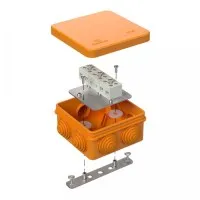 Коробка огнестойкая 80х80х40 для о/п (40-0210-FR6.0-6). Коробка огнестойкая для открытой установки. Промрукав
