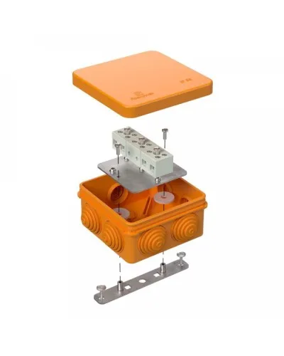 Коробка огнестойкая 80х80х40 для о/п (40-0210-FR6.0-6). Коробка огнестойкая для открытой установки. Промрукав в Рязани