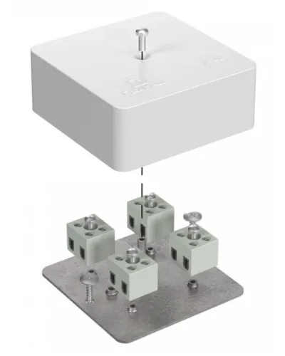 Коробка огнестойкая 75х75х30 (40-0450-FR1.5-8). Коробка огнестойкая для открытой установки. Промрукав в Рязани