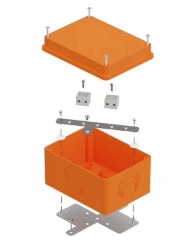 Коробка огнестойкая 150х110х90 E15-E120 для о/п (40-0351-FR6.0-4). Коробка огнестойкая для открытой установки. Промрукав в Рязани