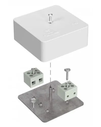 Коробка огнестойкая 75х75х30 (40-0450-FR2.5-4). Коробка огнестойкая для открытой установки. Промрукав в Рязани