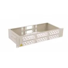 ШКОС-Л-2U/4-32-FC/ST/SC/LC~-(корпус)~ (130308-00041). Кросс оптический 19. ССД (Связьстройдеталь)